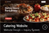 Catering Website preview
